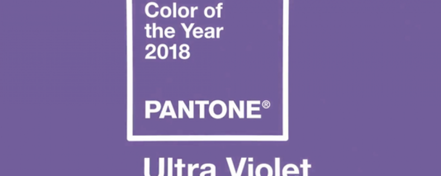 Roxo profundo: a cor do ano de 2018